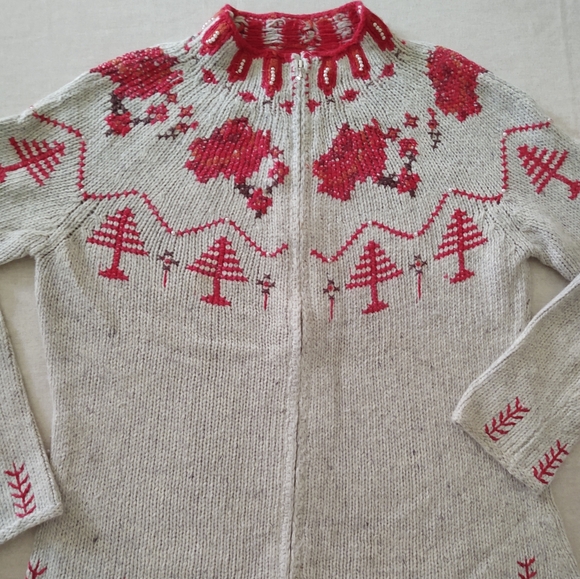 🌹Roses Embroidered Cardigan-Sweater~ by Villager Size: S - Picture 6 of 10